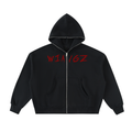 zipup,hoodie,zip,wingz,red